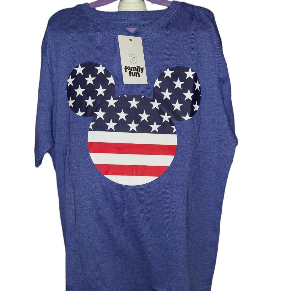 Disney Mickey Mouse Americana Boys T-Shirt Size M
